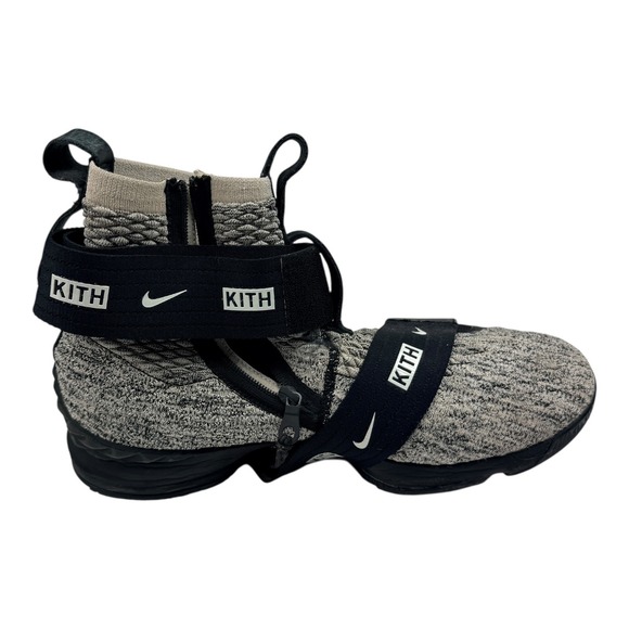 Nike LeBron XV 15 Kith AS‎ G Cargo Sail String White Black Men\'s Shoes Size 12 main image 4